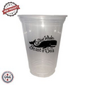 16 Oz. Soft Sided Clear Cups